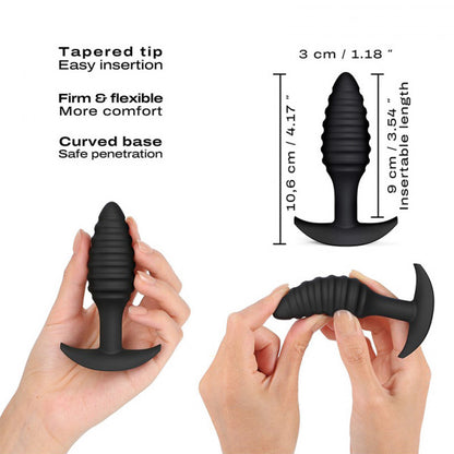 Dorcel Spiral Plug Butt Plug Black