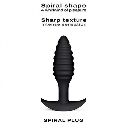 Dorcel Spiral Plug Butt Plug Black