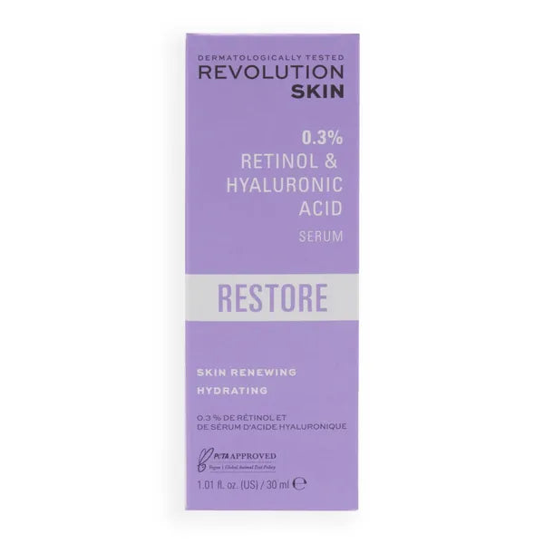 Revolution Skincare 0.3% Retinol with Vitamins & Hyaluronic Acid serum 30 ml