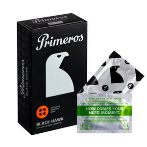 Primeros Black Hawk Condoms 12 pcs