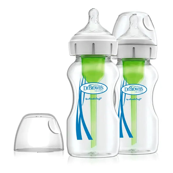 Dr.Browns Anti-colic glass Baby bottle 270 ml 2 pcs