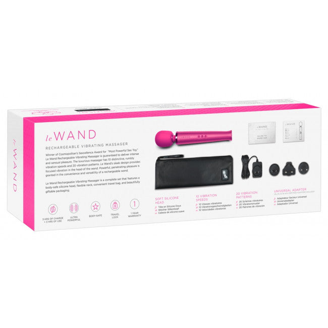 Le Wand Rechargeable Vibrating Massager Pink