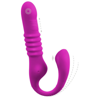 Javida 3 Function Vibrator with Bendable Arm Purple