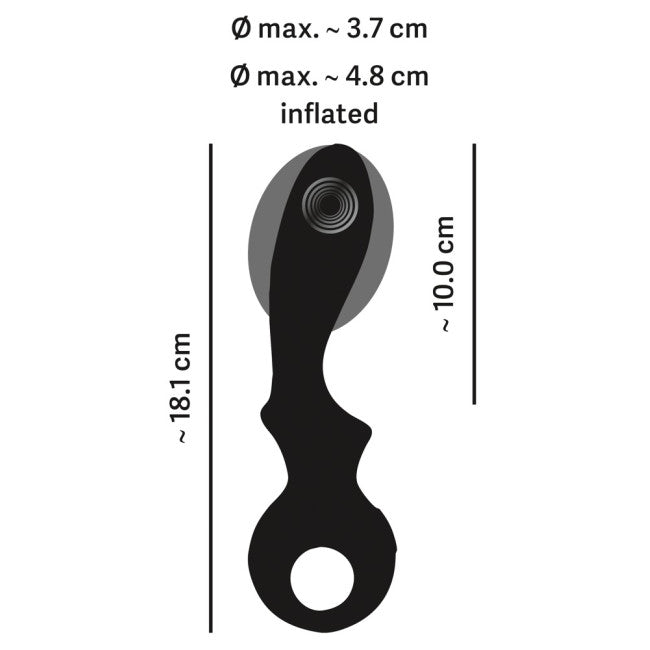 Eternal Inflatable G-Spot Vibrator Black