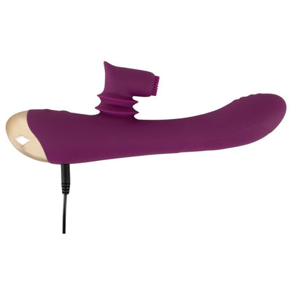 Javida 2 Function Vibrator Vibration & Moving Purple