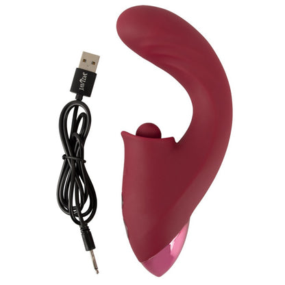Javida 3 Function Vibrator Thrusting & Thumping Red