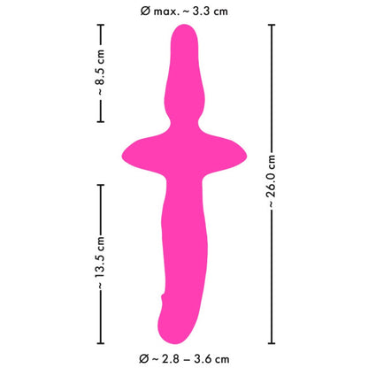 Coup!es Choice 2in1 Vibrator + Butt Plug Pink