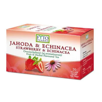 Fytopharma Fruit-herbal tea strawberry & echinacea 20x2 g