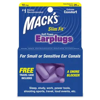 MACKS Slim Fit earplugs 10 pairs