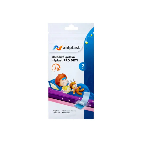 Aidplast Cooling gel patch for children 5 x 12 cm 2 pcs