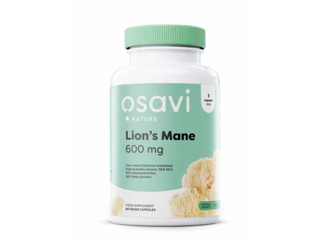 Osavi Lion's Mane 600 mg, 60 vegan capsules