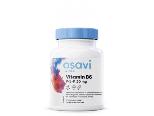 Osavi Vitamin B6 (P-5-P), 30 mg, 60 vegan capsules