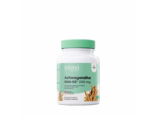 Osavi Ashwagandha KSM-66 ®, 200 mg, 60 vegan capsules