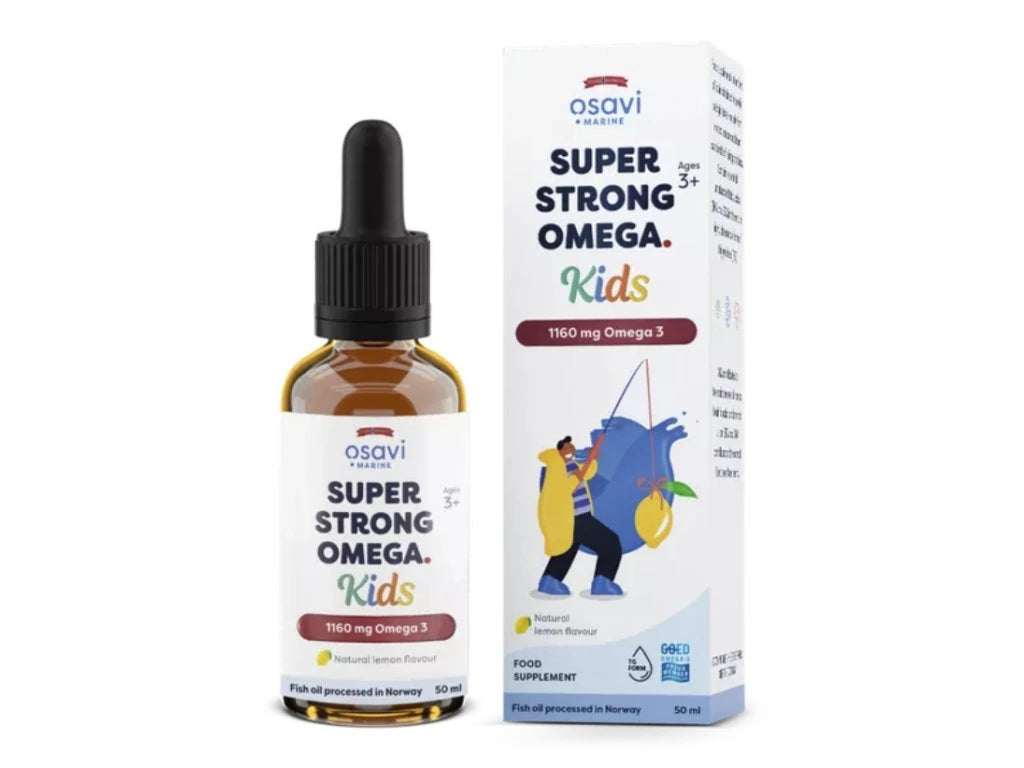 Osavi Super Strong Omega for Kids, 1160 mg, lemon flavor, 50 ml