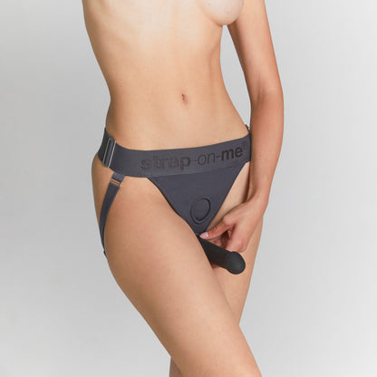 strap-on-me Harness Lingerie Unique Grey