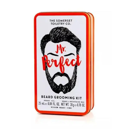 Somerset Toiletry Mr. Perfect Beard Grooming Kit 3 pcs