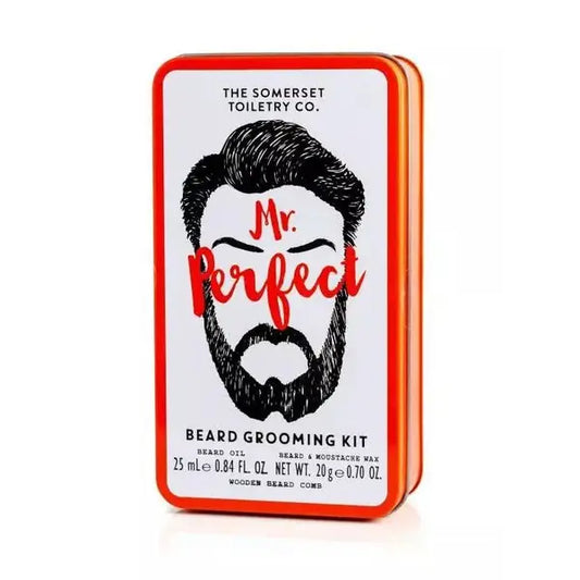 Somerset Toiletry Mr. Perfect Beard Grooming Kit 3 pcs