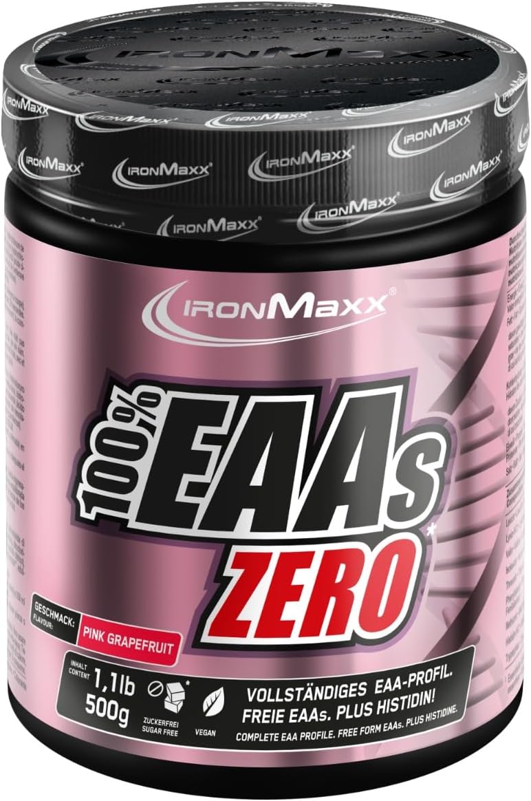 IronMaxx 100% EAAs Zero Amino Acid Powder 500 g