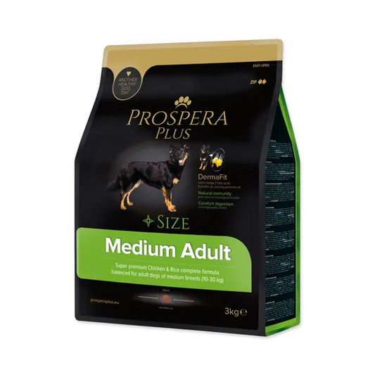 PROSPERA Plus Medium Adult chicken with rice 3 kg