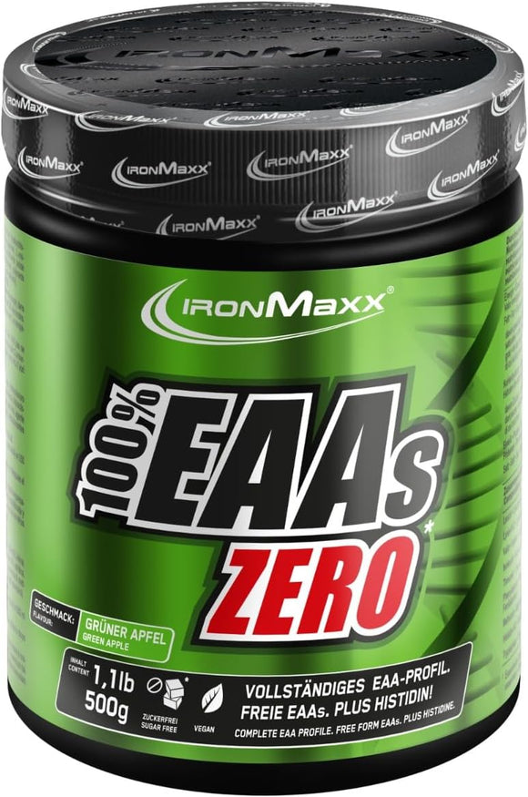 IronMaxx 100% EAAs Zero Amino Acid Powder 500 g