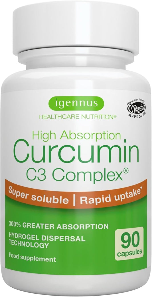 Igennus Advanced Curcumin C3 Complex 90 capsules
