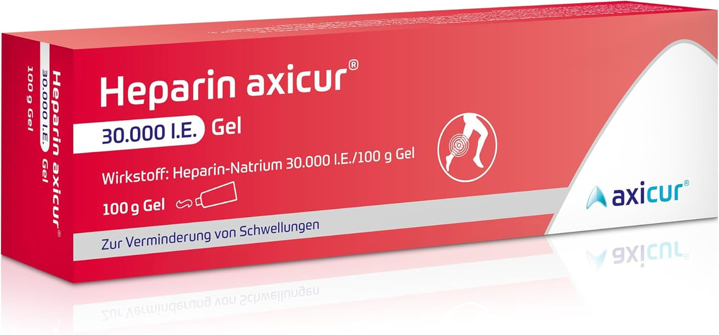 Heparin AXICUR 30,000 IU Gel 100 g