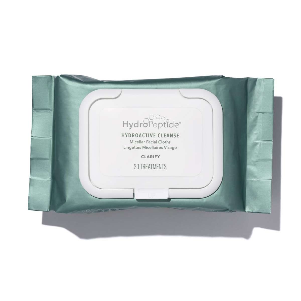 HydroPeptide HydroActive Cleanse - Micellar facial cleansing wipes, 30 pieces