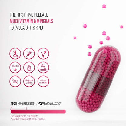 Beyond Average RUBY Smartbeads For women Multi-F-Alpha 180 Capsules