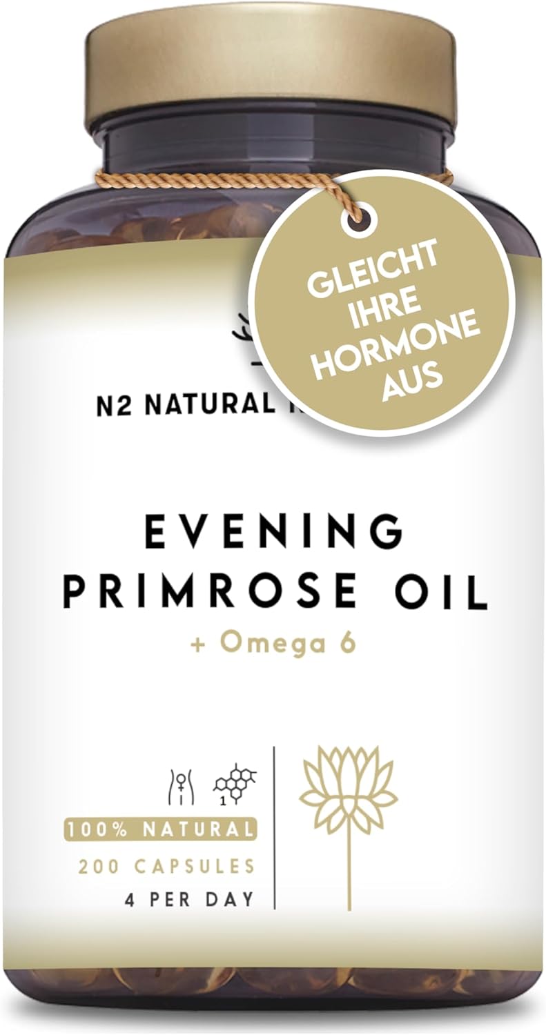 N2 Natural Nutrition Evening Primrose Oil 200 Capsules