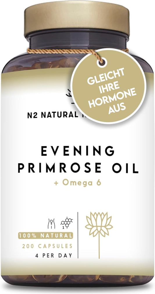 N2 Natural Nutrition Evening Primrose Oil 200 Capsules