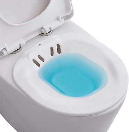 Toilet Sitz Bath Kit Portable Bidet Insert for Hemorrhoid Treatment, Pregnant Women and Elderly People