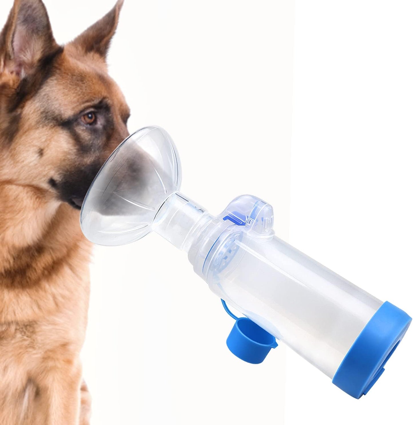 Pet Inhaler Spacer for Cat or Dog Hand Spacer with Exclusive Breath Indicator (Mask for Dogs)