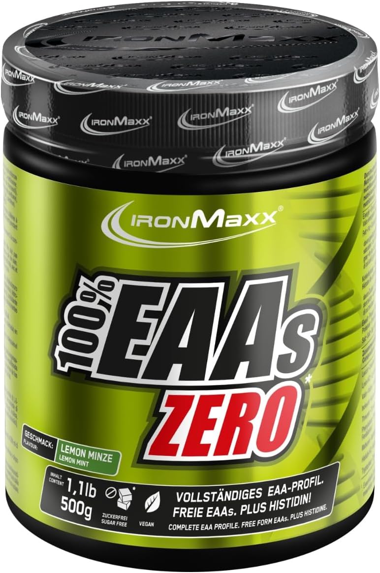 IronMaxx 100% EAAs Zero Amino Acid Powder 500 g