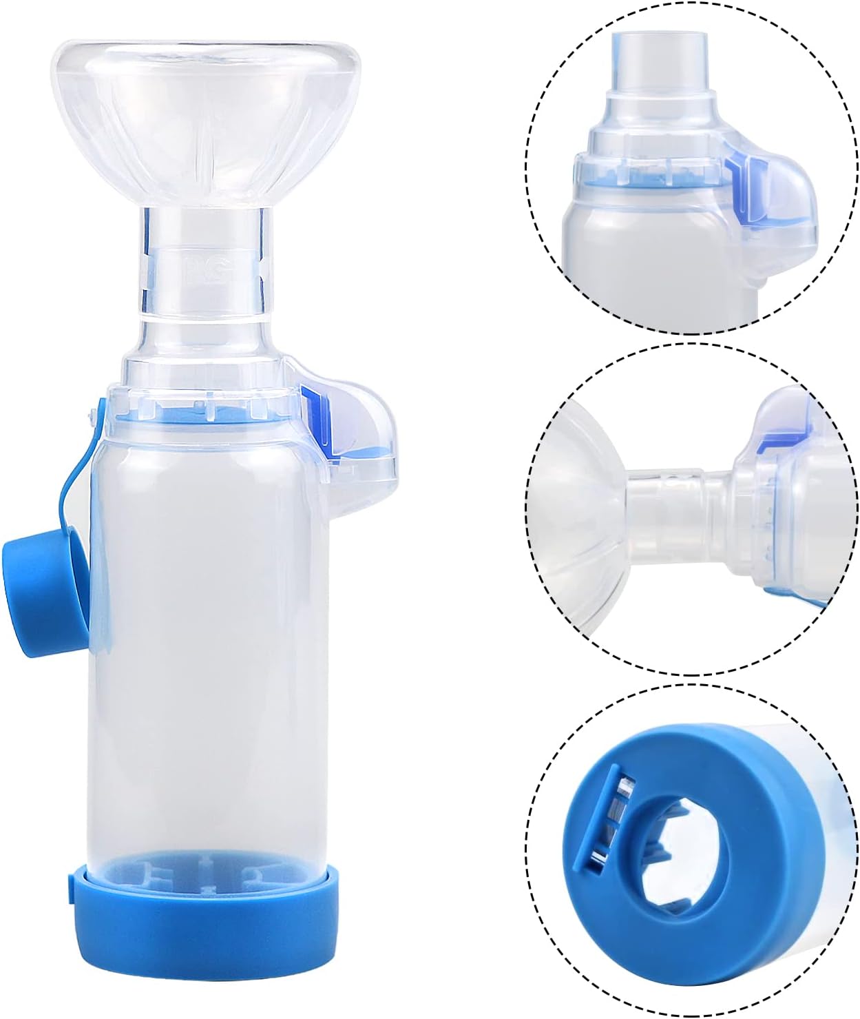 Pet Inhaler Spacer for Cat or Dog Hand Spacer with Exclusive Breath Indicator (Mask for Cats)