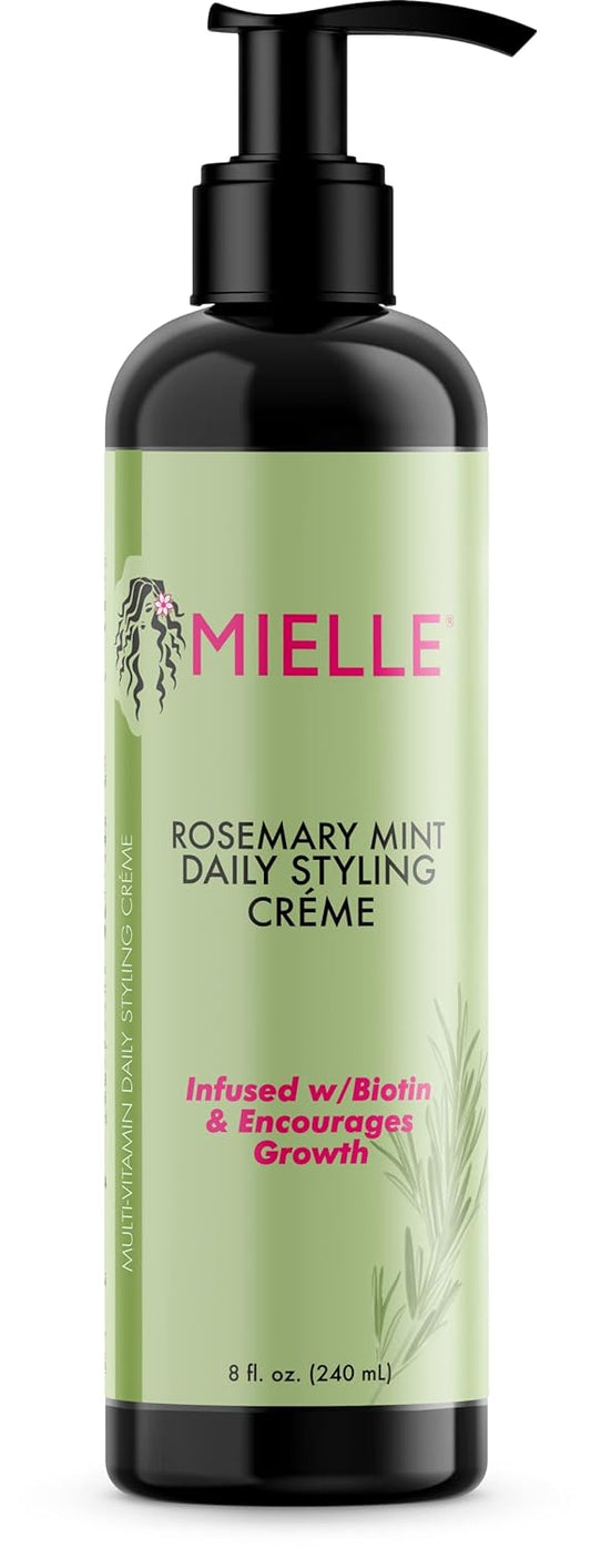 Mielle Rosemary Mint Multi-Vitamin Daily Styling Cream for Defining Curly Hair 240 ml