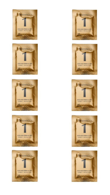 BIOSMETICS Eyelash Perm & Lift Cream 1 - Waving Lotion 10 pcs x 1 ml