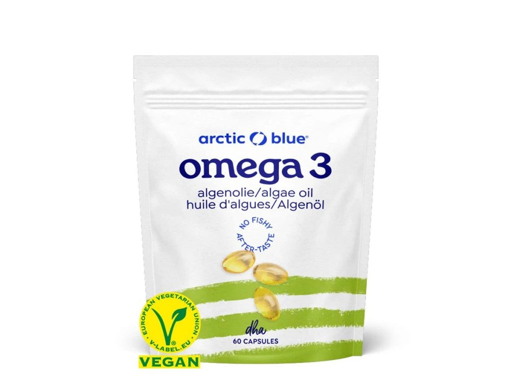 Arctic Blue Vegan Omega 3 Algae Oil, 250 mg DHA, 60 capsules