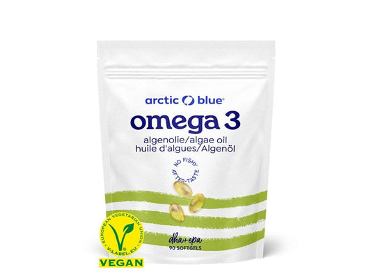 Arctic Blue Omega 3 Algae Oil, DHA + EPA, 90 softgels