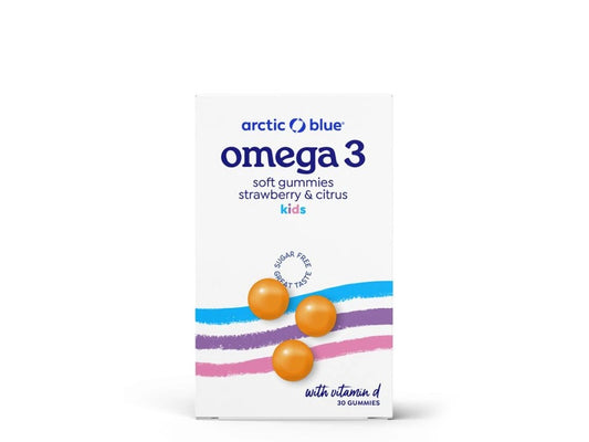 Arctic Blue Kids Omega 3 with Vitamin D - 30 Soft Gummies