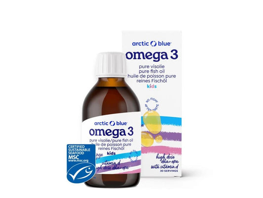 Arctic Blue Kids Omega 3, Pure Fish Oil with Vitamin D, 150 ml