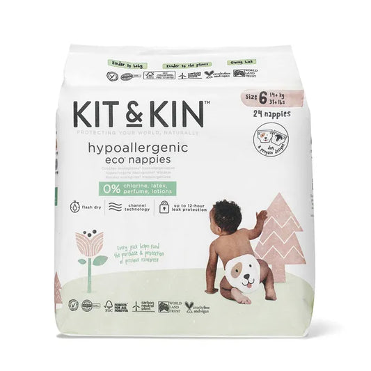 Kit & Kin Eko diapers size 6, 14+kg, 24 pcs