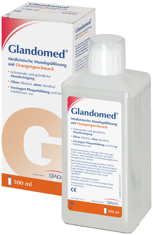 Glandomed mouthwash solution 500 ml