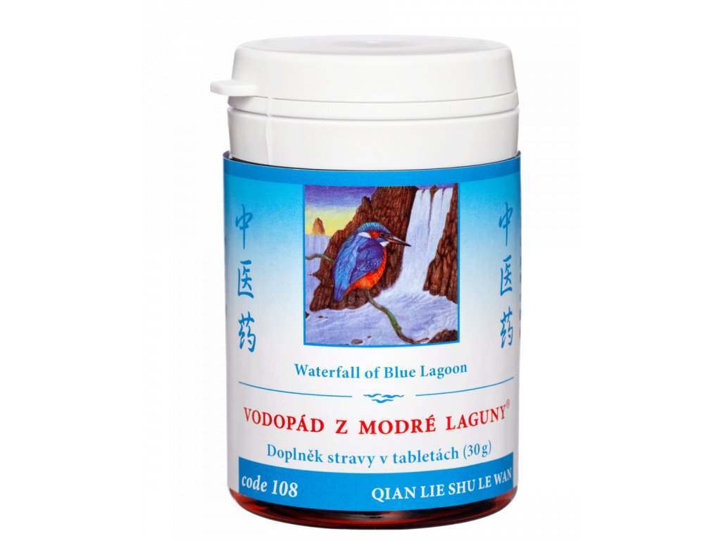 Waterfall of blue lagoon®, QIAN LIE SHU LE WAN 100 tablets