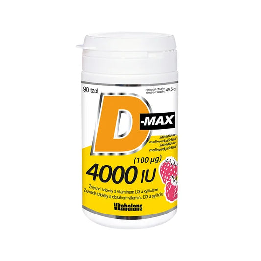 Vitabalans D-Max 4000 IU - 90 chewable tablets