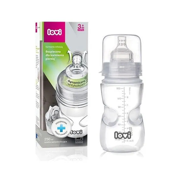 LOVI Baby bottle Super vent Self-sterilizing Dynamic Anti-Collic250 ml