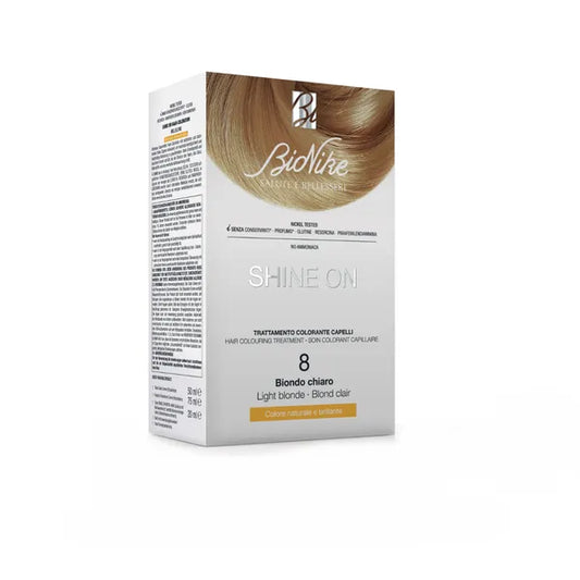 Bionike Shine on hair coloring treatment No. 8 light blonde 75 ml