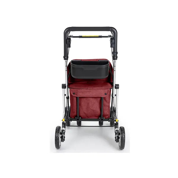 Carlett Senior Assist 38l dark red wheeled shopping bag trolley