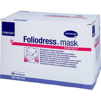 Foliodress mask comfort perfect green surgical masks, 50 pcs