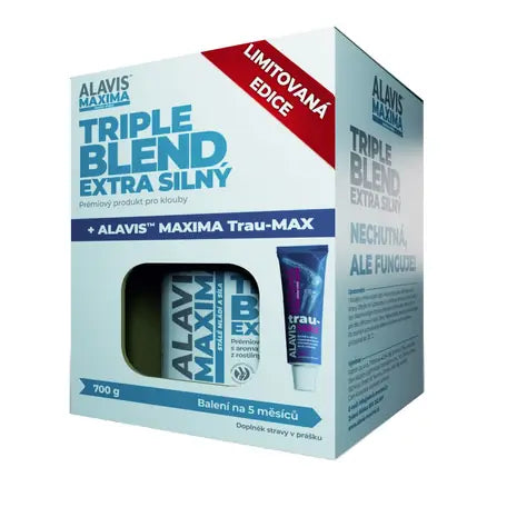 Alavis Maxima TRIPLE BLEND Extra Strong 700 g + Alavis Maxima Trau-MAX