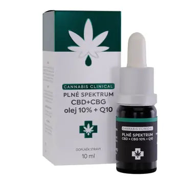 Cannabis Clinical CBD + CBG 10% + Q10 - 10 ml